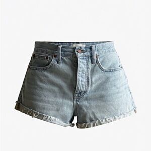 Madewell Blue Jean Shorts Distressed Cut-Offs